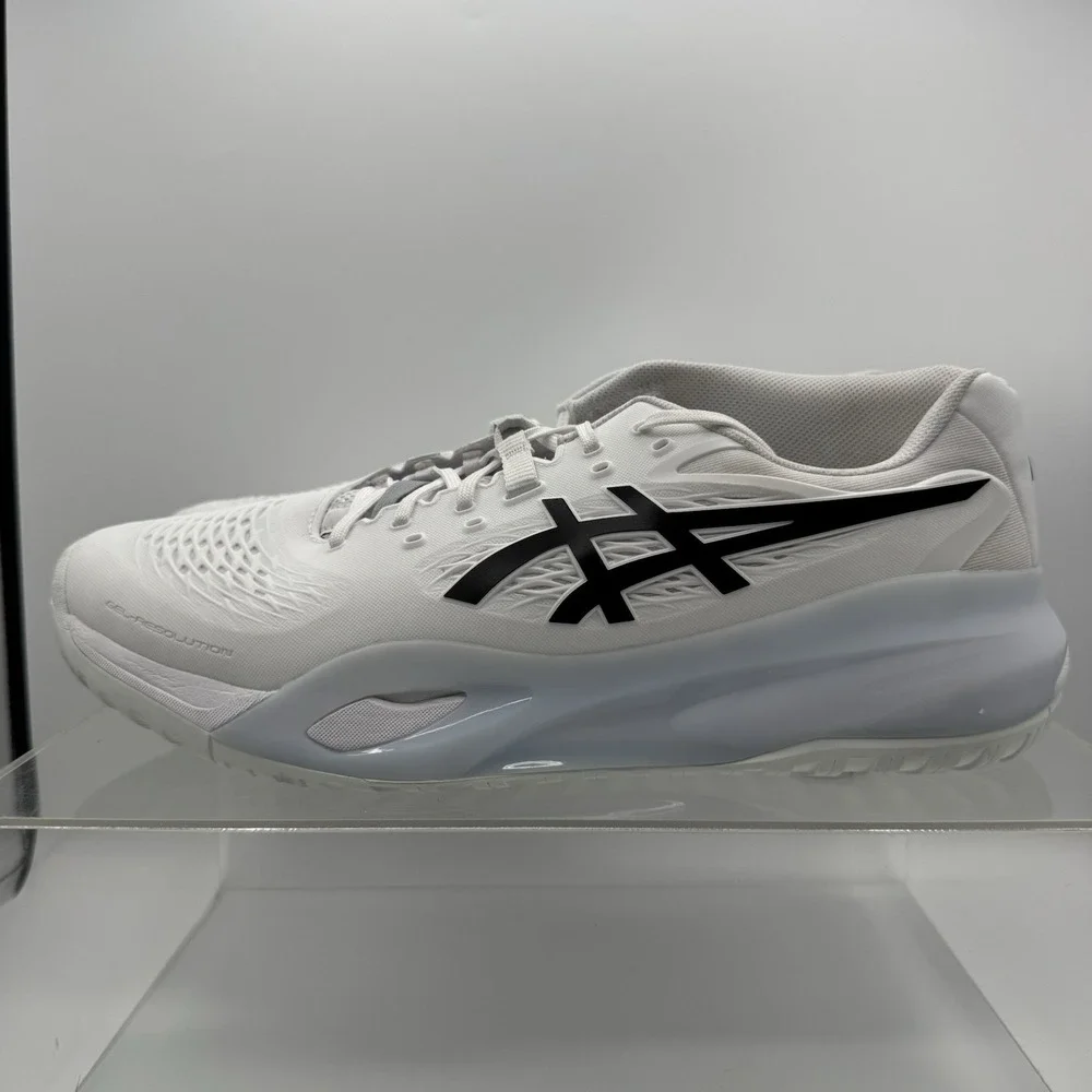 Asics Gel-Resolution X 1041A481 White Tennis Court Shoes Men's Size 13